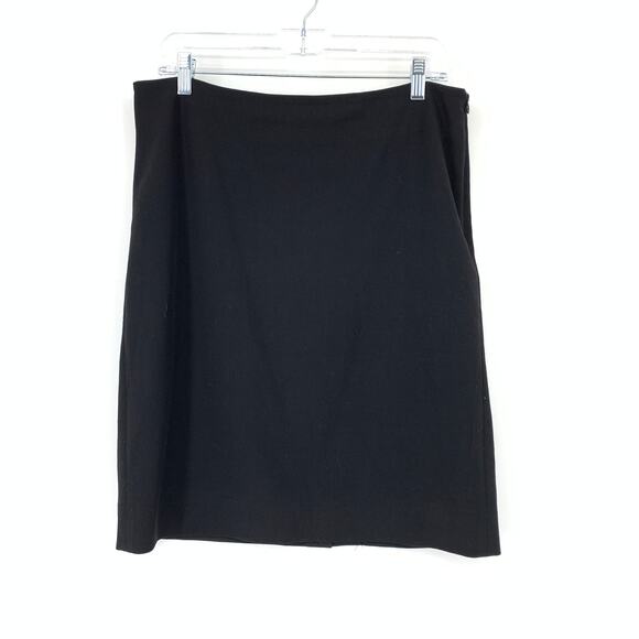 M.M. Lafleur Pencil Straight Skirt Women's Size 10 Black Stretch - Picture 1 of 6